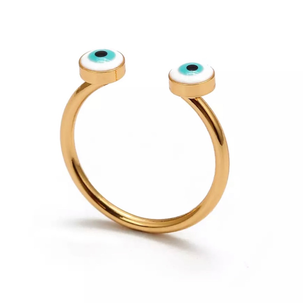 Open Blue Eye Ring